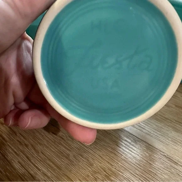 Fiesta Vintage Dinnerware Set of 3 Coffee Mugs Great Used Condition - Picture 6 of 6